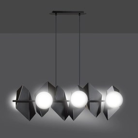 Emibig modern függeszték drifton fekete emi636/6