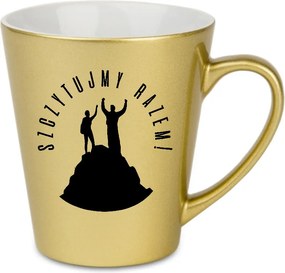 Bögre Latte Gyöngyház Arany HegyimádókNAK Csúcsoljunk Együtt! Érdekes minták