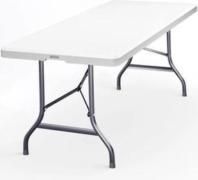 KAMIL összecsukható büféasztal, 76x183x74cm, fehér Casaria