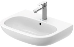 Duravit 23106000002 - D-CODE falra szerelhető mosdó 60x46 cm, kerámia, fényes fehér