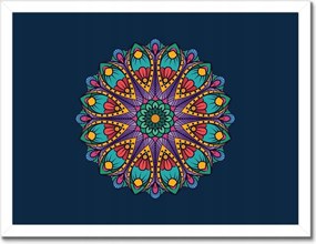 Poszterek keretben 40x30 Mandala Marokkóból Morocco