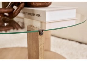 Clara Sapphire Oak dohányzóasztal