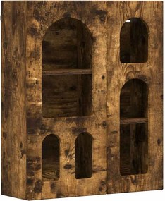 vidaXL Függő szekrény Füstölt tölgy 59 x 20 x 71.5 cm Faanyag