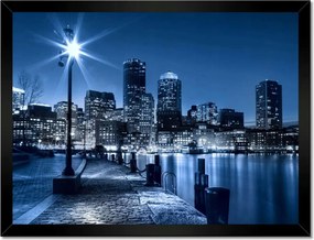 Poszterek keretben 40x30 Éjszakai városkép