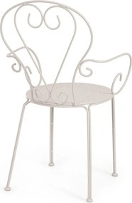 Bézs fém kerti szék Etienne – Bizzotto