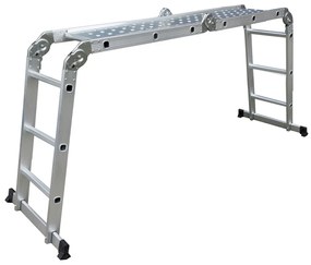 G21 GA-SZ-4x3-3,7M többfunkciós ALUMINIUM létra + dobogó