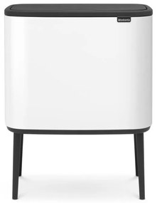 Fehér acél érintésre nyíló szelektív szemetes 33 l Bo Touch Bin – Brabantia