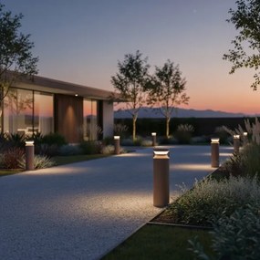 Ideal Lux - LED Kültéri lámpa BOEING LED/14W/230V 40 cm IP65 barna