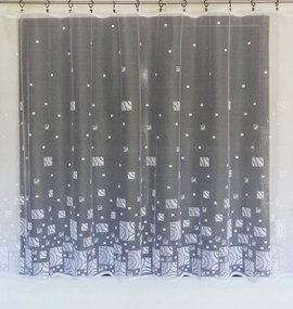 Mg Függöny jacquard 80/100 Fehér 360X170 K szalaggal