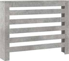 vidaXL betonszürke szerelt fa radiátorburkolat 104 x 20 x 82 cm