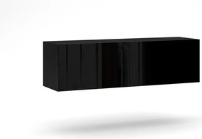 VIVIEN 03 TV Állvány Fényes fekete/fekete színben