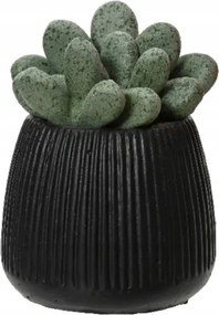 Kaktusz cserépben műnövény 1 db dekorációs 14x8,5 cm