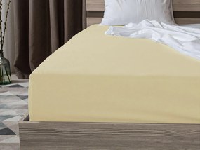 Jersey krém lepedő EXCLUSIVE 160 x 200 cm