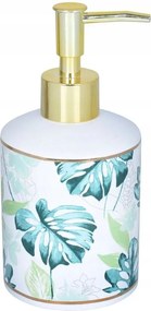 Kézi álló szappanadagoló Bisk 250 ml fehér, zöld