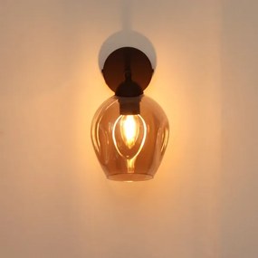 Fali lámpa LILI 1xE27/15W/230V fekete/szürke