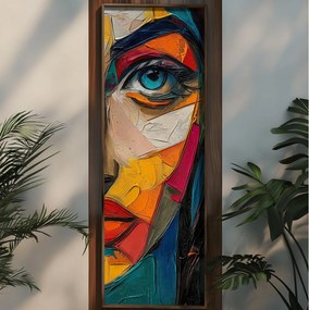 EMR078 keretezett MDF falikép, 40 x 120 cm