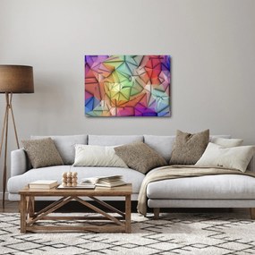 Kép - Sokszögű absztrakció (70x50 cm)