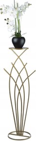 Álló virágágyás 100 cm modern arany állvány