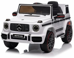 Baby Mix Mercedes-Benz, G63 AMG gyerek elektromos autó, fehér