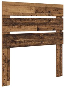 vidaXL Ágykeret fiókkal fejtámlával Öreg fa 90 x 200 cm Faanyag