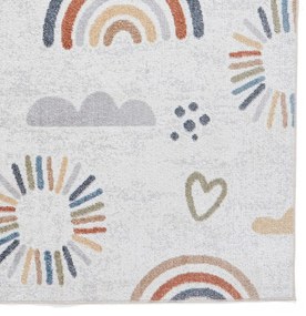 Krémszínű gyerek szőnyeg 80x150 cm Vida Kids Rainbow – Think Rugs