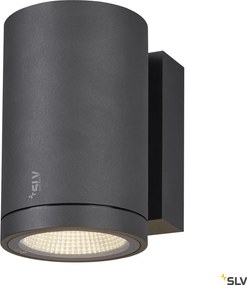 SLV 1003423 ENOLA ROUND Modern Kültéri Fali Lámpa Antracit, Átlátszó LED IP65