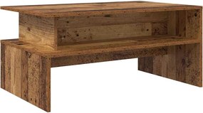 vidaXL Dohányzóasztal Öreg fa 90 x 55 x 42,5 cm Faanyag