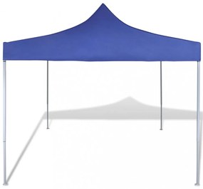 kék összecsukható pavilon 3 x 3 m
