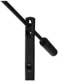 Lucide 19766/09/30 - LED Dimmelhető állólámpa ANSELMO LED/9W/230V fekete