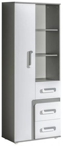 Regál 75 PE04 Pemino (antracit + fehér). 1070358