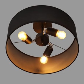 Csillár rúdon ALBA 3xE27/15W/230V fekete