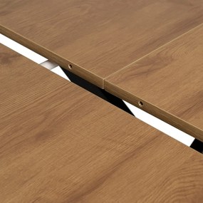 Kerek bővíthető étkezőasztal hosszabbító asztallappal ø 120 cm Rocía – Ixia