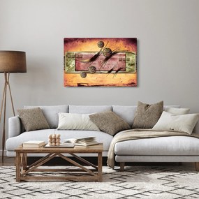 Absztrakt kép (90x60 cm)