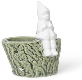 Christmas Tales karácsonyi porcelán és agyagkerámia gyertyatartó, hosszúság 8,5 cm - Kähler Design