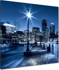 Vászonkép 80x80 Éjszakai városkép