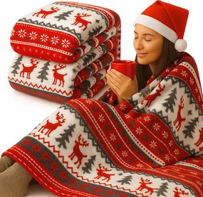 Karácsonyi takaró 160x200 I Meleg és kellemes tapintású és karácsonyi minták