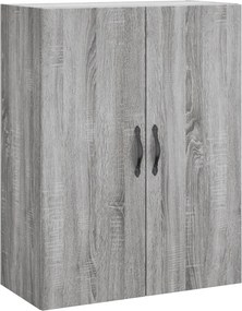 vidaXL szürke sonoma szerelt fa fali szekrény 69,5 x 34 x 90 cm