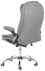 Szürke irodai forgószék ROYAL Beliani