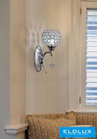 UNIVERSO Fali lámpa 1-karos 1xG9 Max.60W D170x280mm IP20 Króm