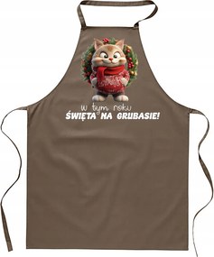 Konyhai Kötény Női férfi karácsonyi pamut nyomott mintás vicces