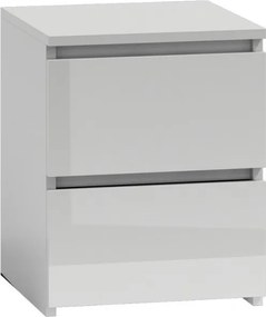 M2 éjjeliszekrény, fényes fehér