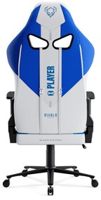 Diablo X-Player 2.0 szövet gamer szék Átlagos méret: frost white / fehér