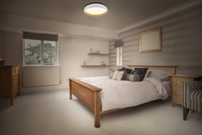 Osram - dimmelhető LED mennyezeti lámpa ORBIS LIVIA LED/16W/230V átm. 30 cm fehér/barna