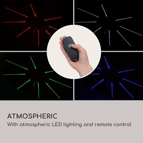 Blumfeldt Calais, Napernyő, LED, alumínium váz, poliészter huzat, UV védelem 50