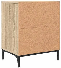 Éjjeliszekrények 2 pcs sonoma tölgy 49 x 36 x 61 cm Faanyag