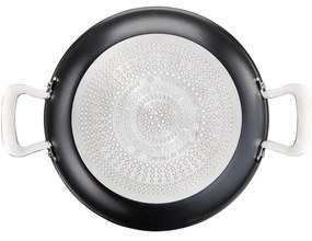 Mély serpenyő fedéllel, Tefal, korlátlan, 26 cm Ø, alumínium / titán / üveg