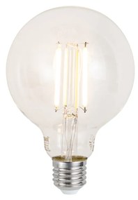 E27 Dimmelhető LED izzó G95 Átlátszó 7W 806 lm 2700-6500K