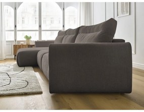 Barna sarokkanapé Aden – Bobochic Paris