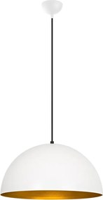 Silvani függőlámpa, fehér-arany