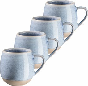 Mäser 4 db-os csészeszett AQUATA – 355 ml, kék, 355 ml